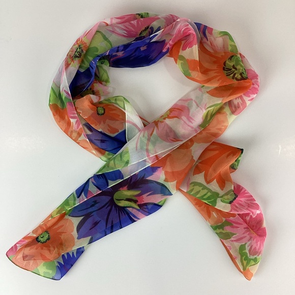 Diane Von Furstenberg The Color Authority Floral Scarf